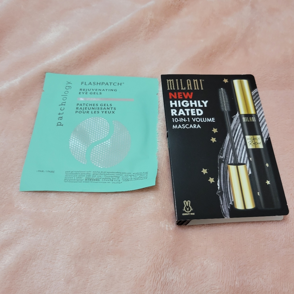 NEW patchology eye gel masks milani mascara mini